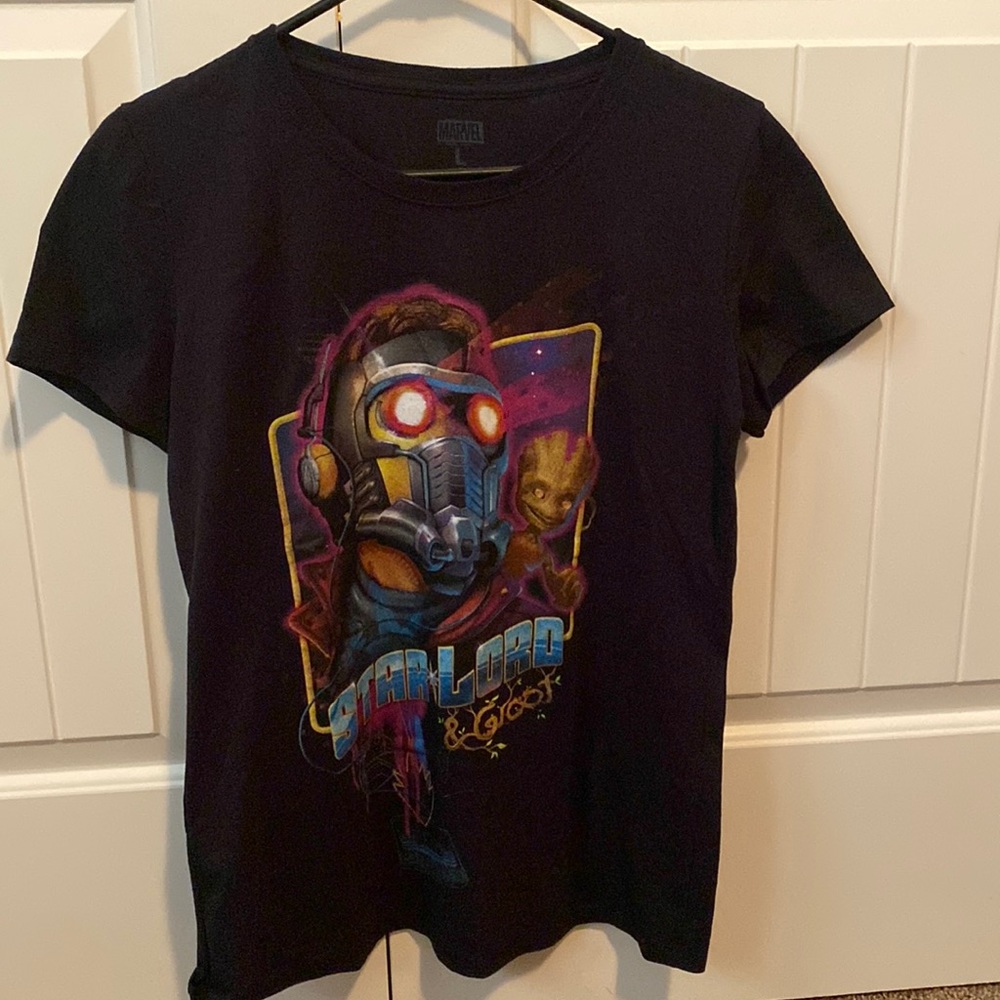 Marvel Star Lord and Groot t shirt, Lootcrate exclusive